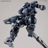 Mechanical robot model on a plain background