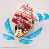 Model ship with 'BIGMOM' on a white background