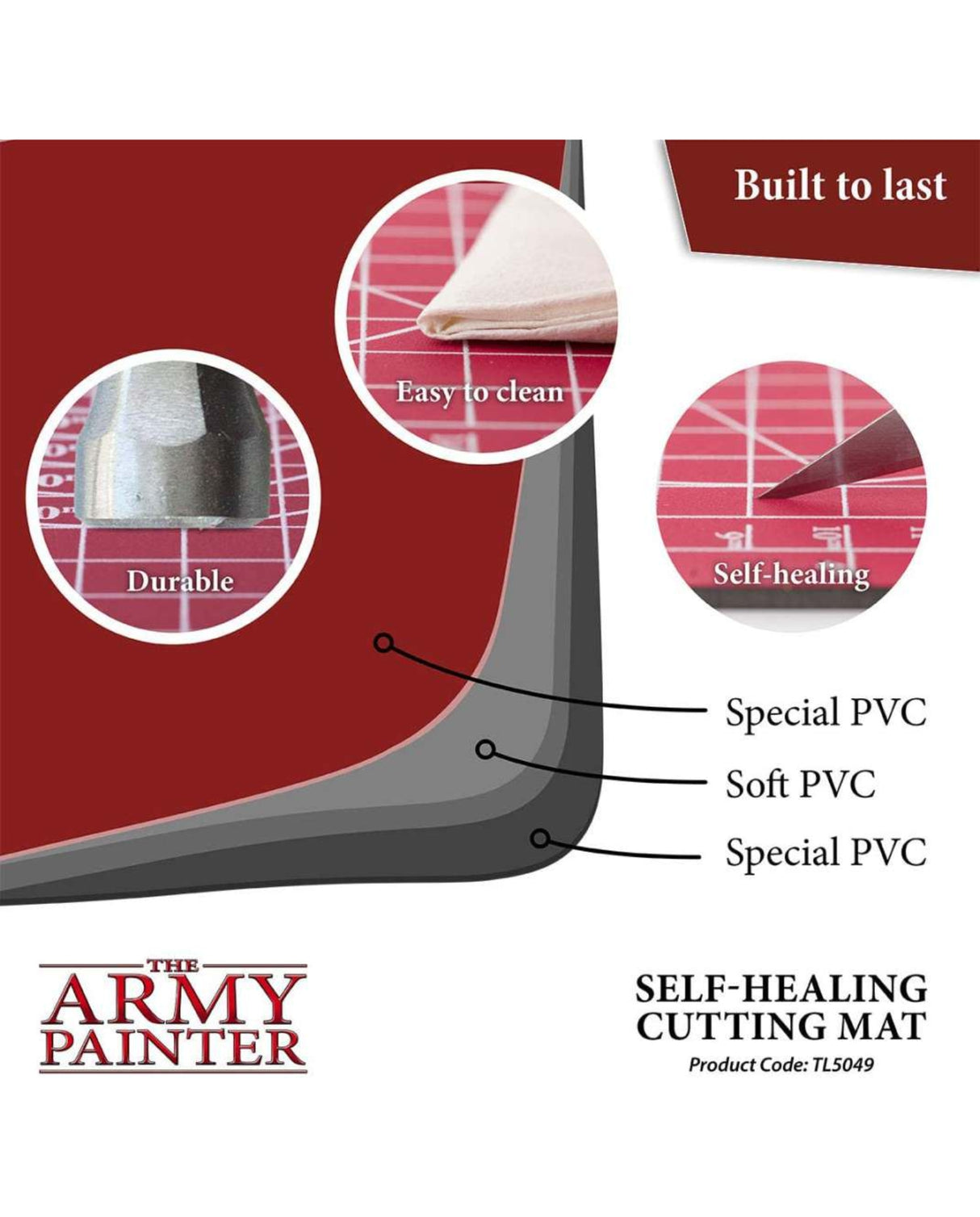 Army Painter Self Healing Cutting Mat 300mm x 220mm