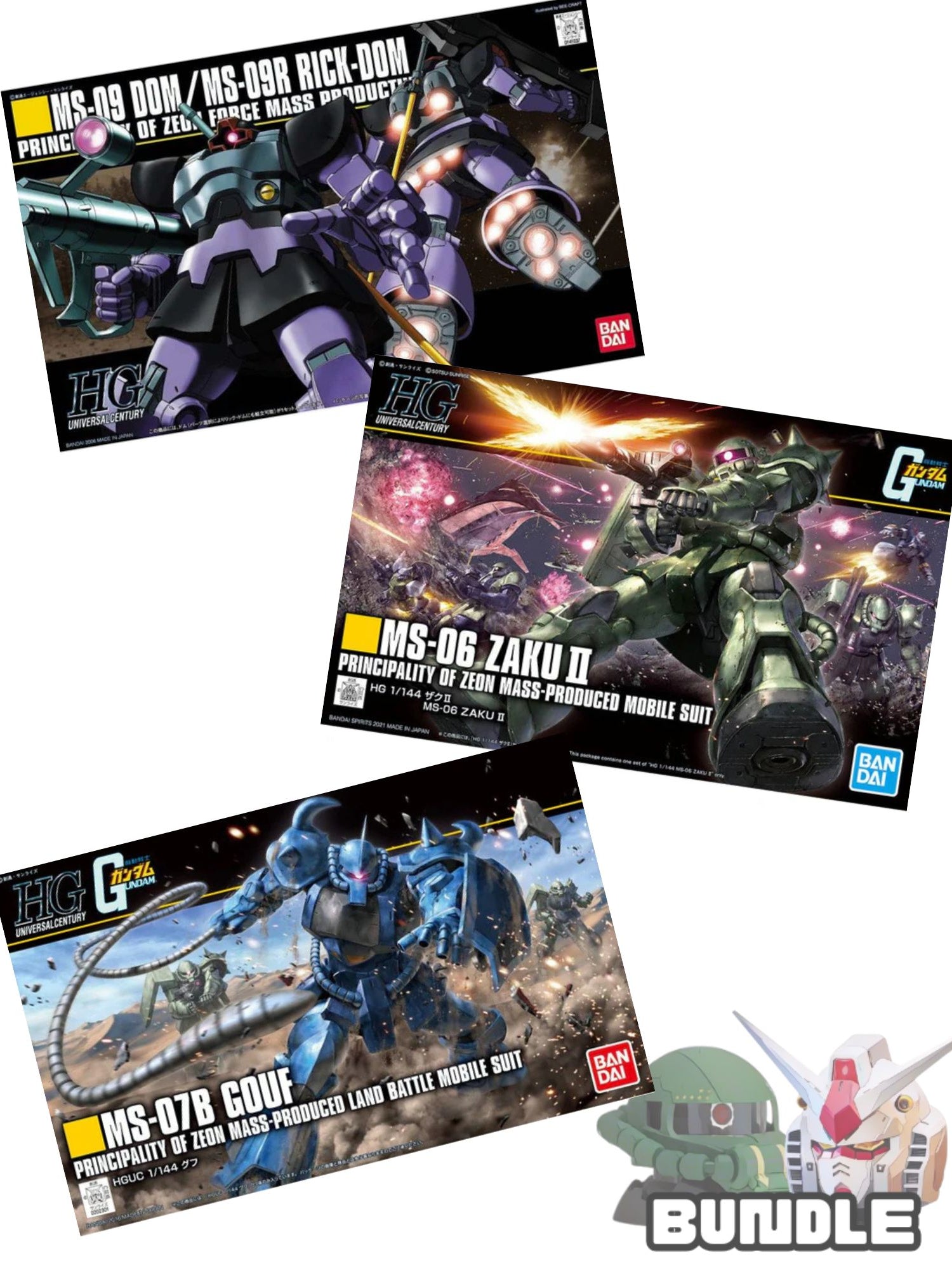 Mobile Suit Original Cast (Bad Guys Bundle)