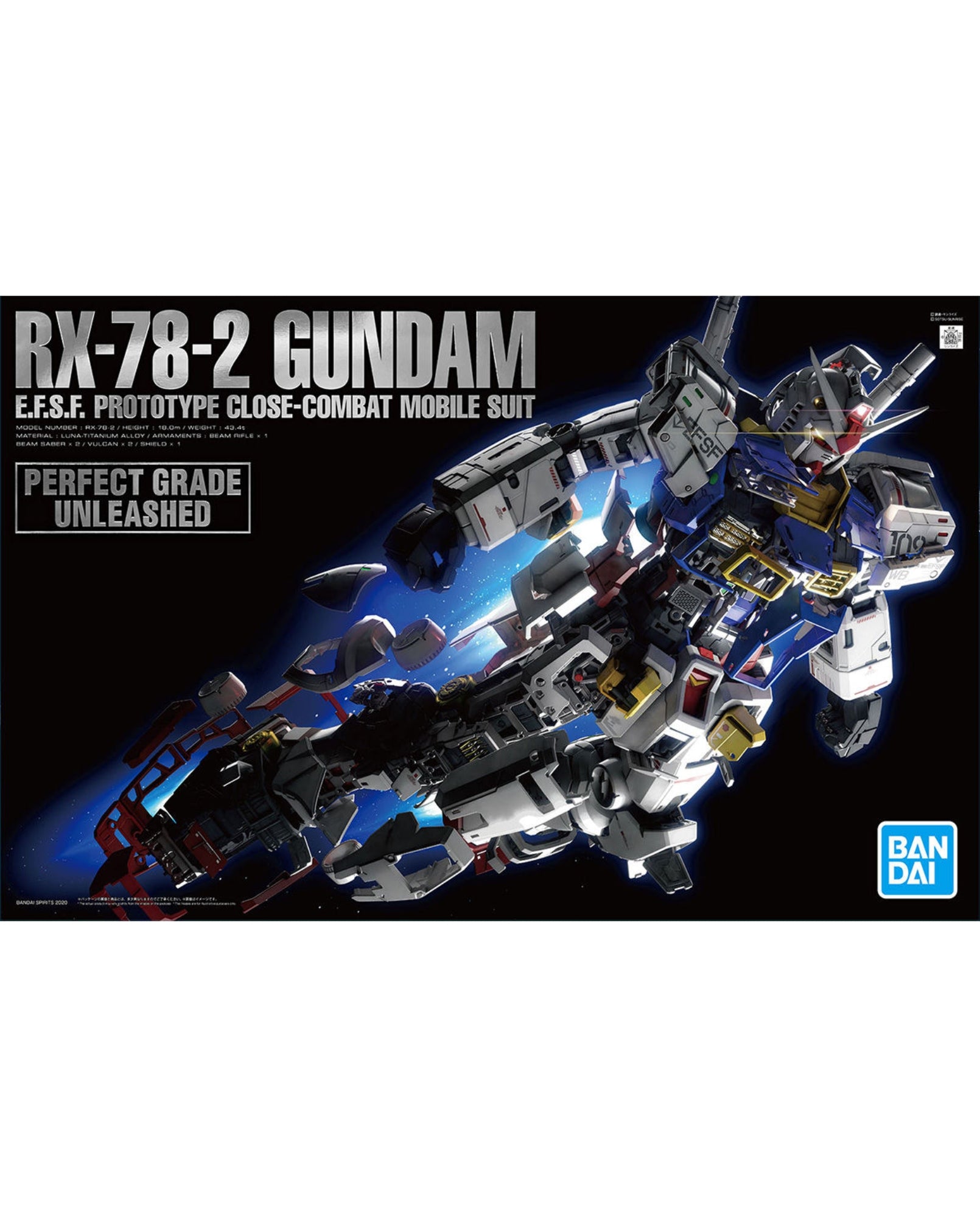 PG Gundam RX-78-2 Unleashed 1/60 – Union Gundam