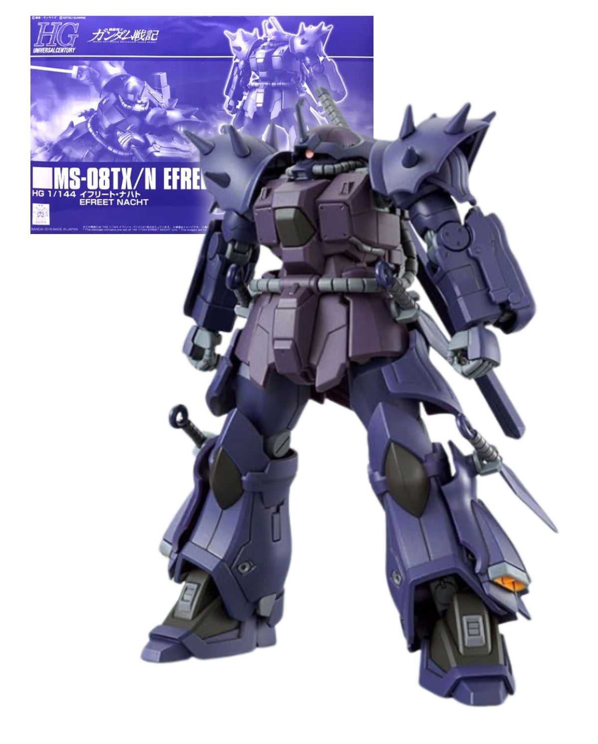 Hyperfunction Efreet HG 1/144 MS-08TX/N Efreet Nacht - P Bandai – Union Gundam
