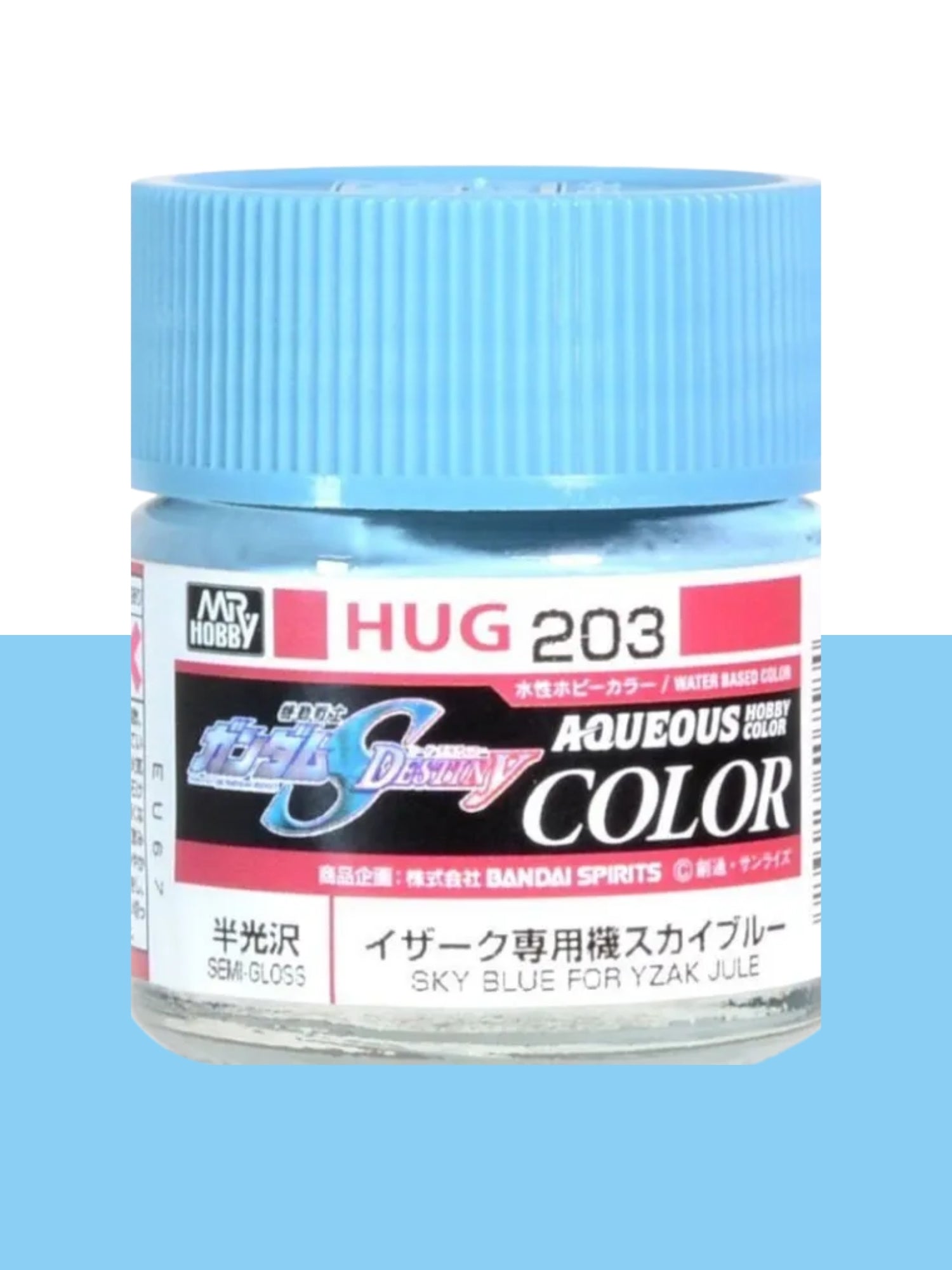 Mr Hobby Aqueous Gundam Color - Sky Blue for Yzak Jule 10ml