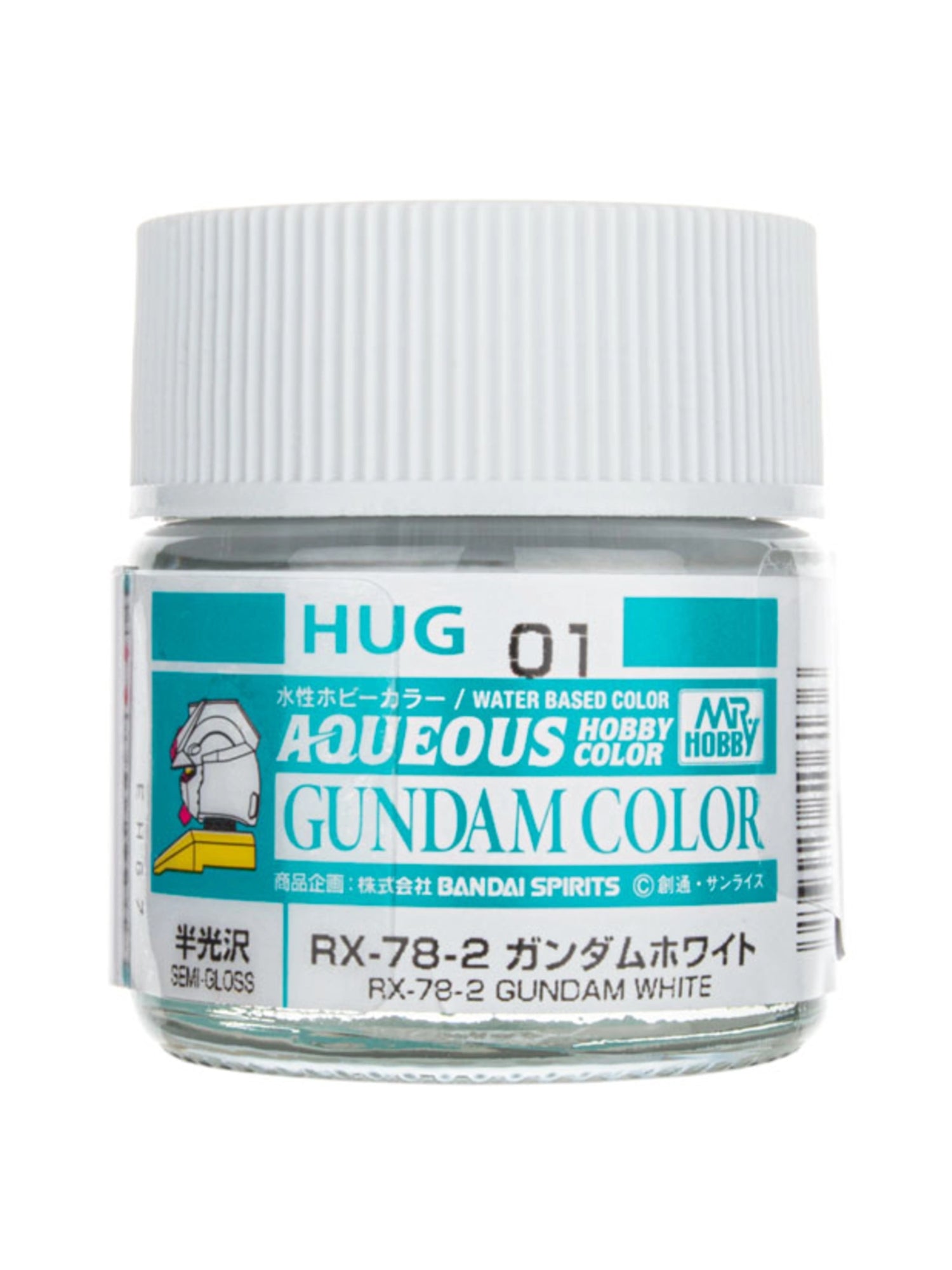 Mr Hobby Aqueous Gundam Colour - RX-78-2 - White 10ml