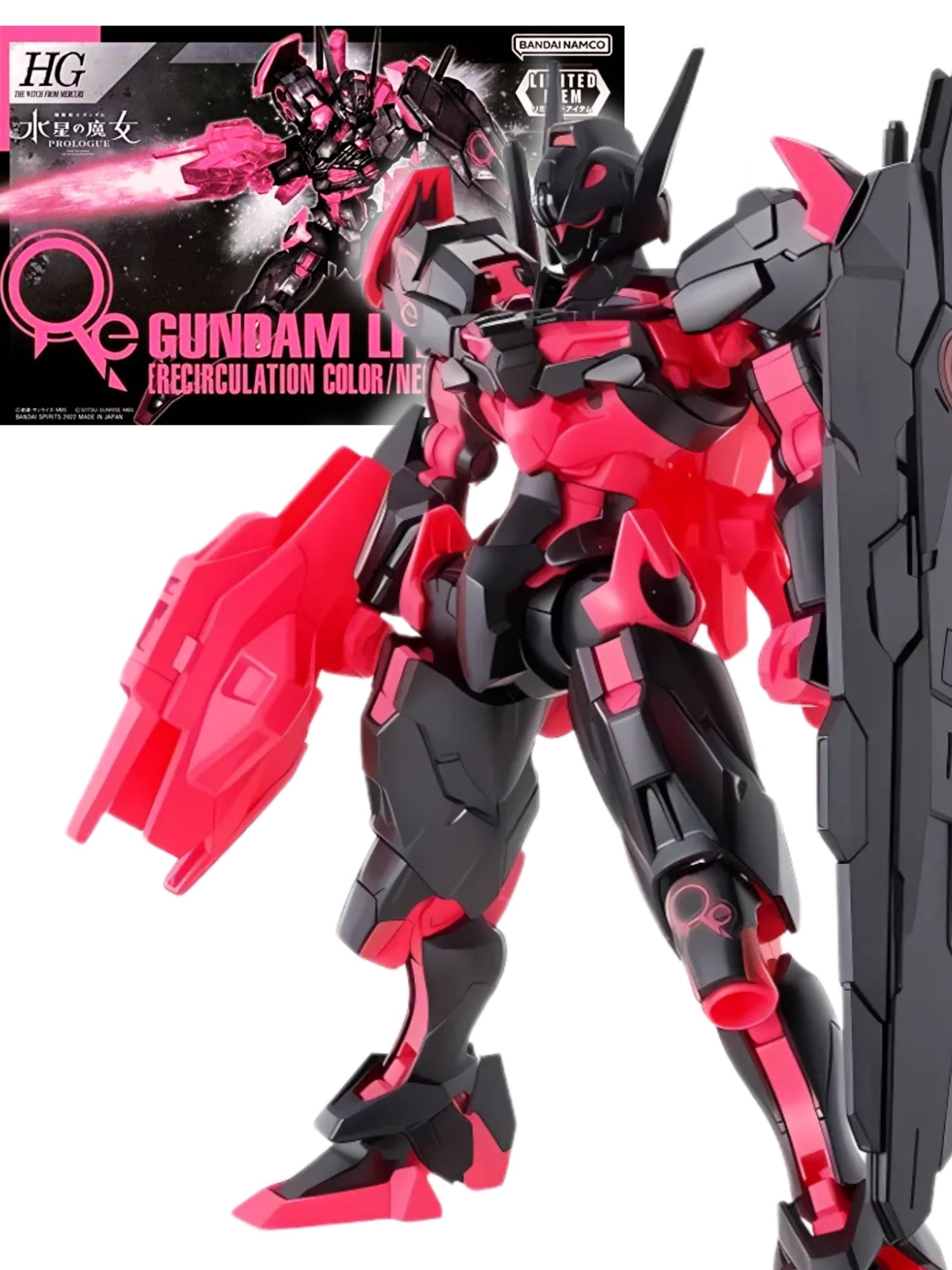 HG 1/144 Gundam Lfrith - Recirculation Color / Neon Pink