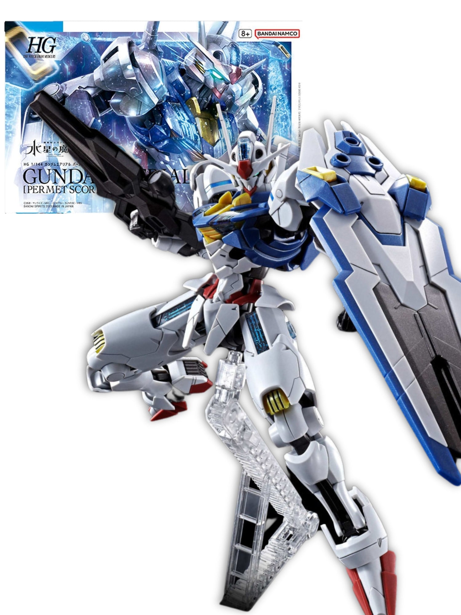 HG 1/144 Gundam Aerial Permet Score Six