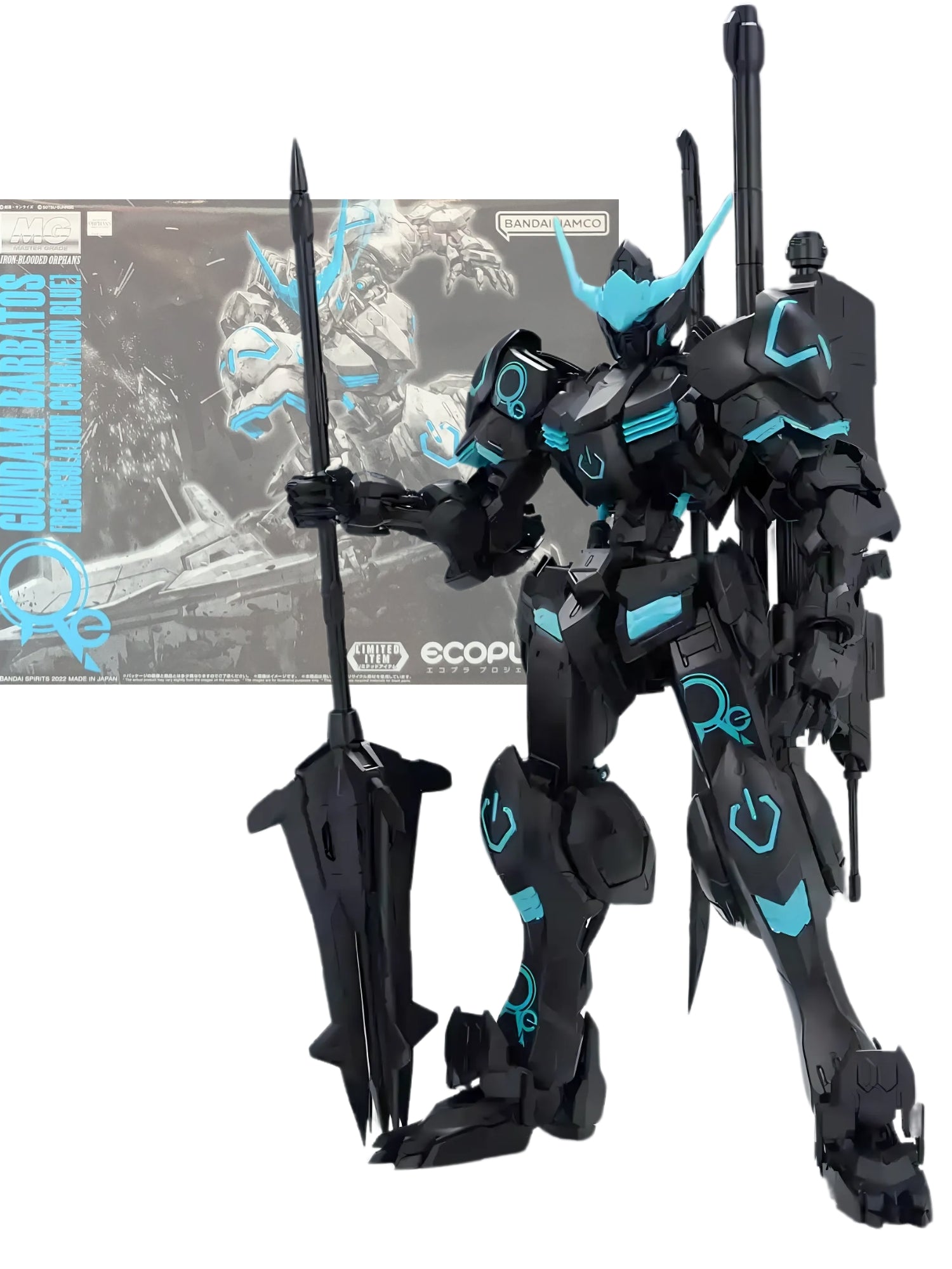 MG 1/100 Gundam BARBATOS - Recirculation Color / Neon Blue