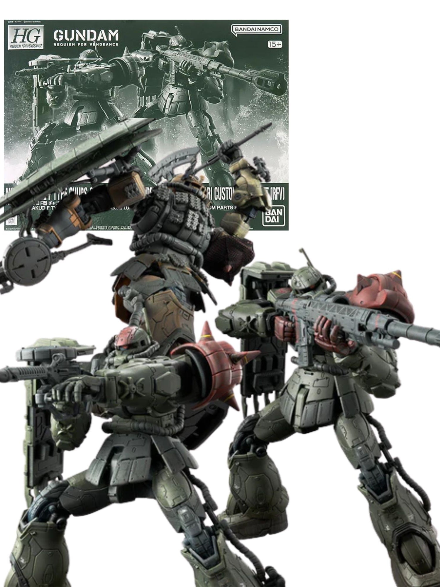 HG 1/144 Zaku II F Type Chubbs & Kale