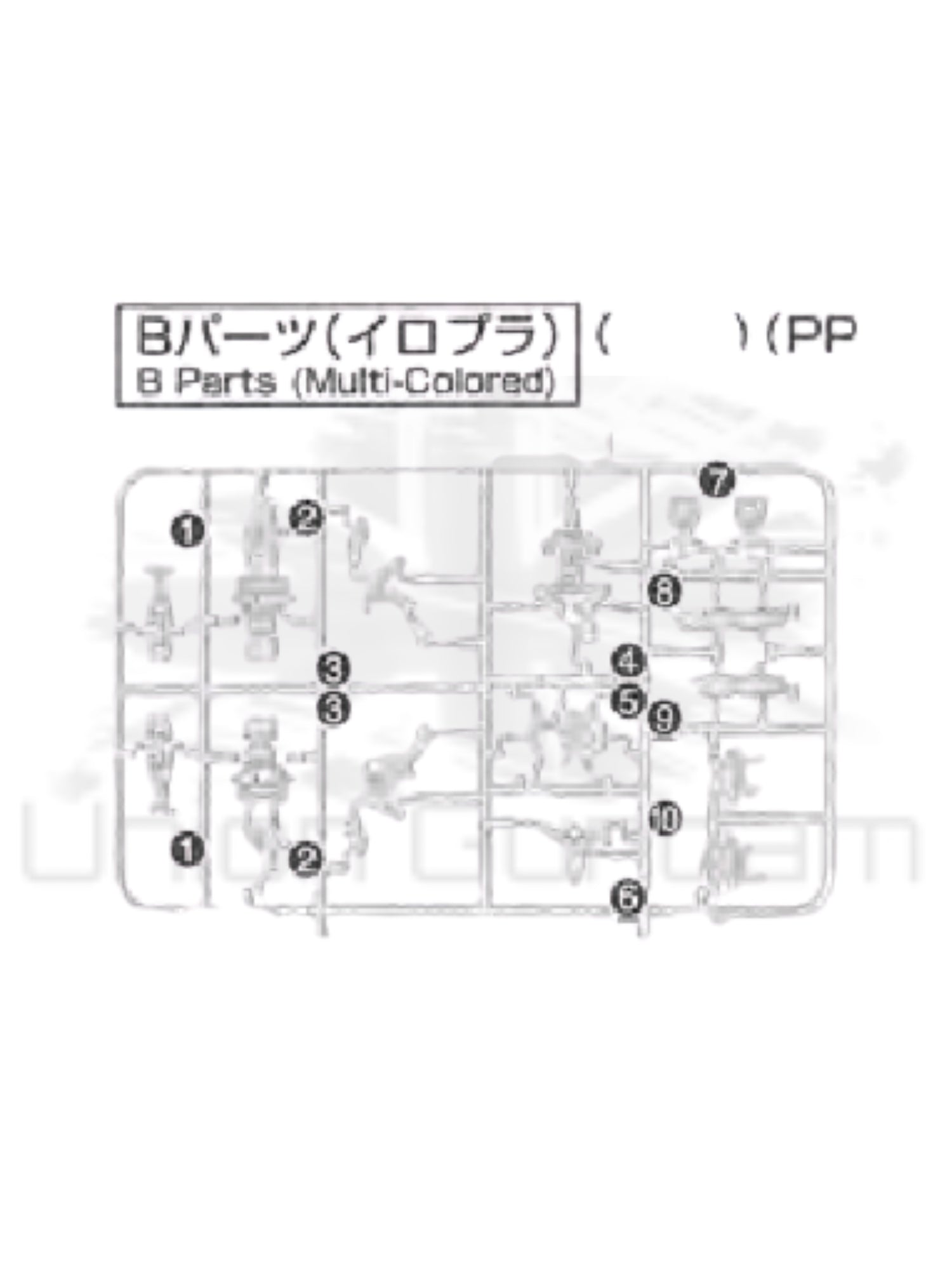 PART - RG Gundam Unicorn 1/144 - Runner B