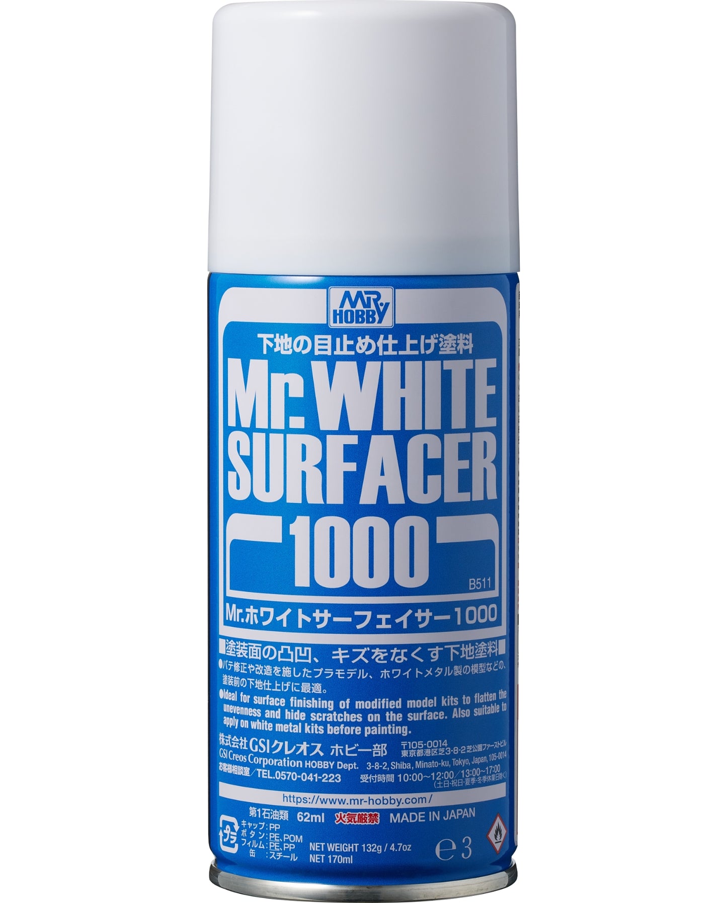 Mr White Surfacer 1000 Spray - 170ml