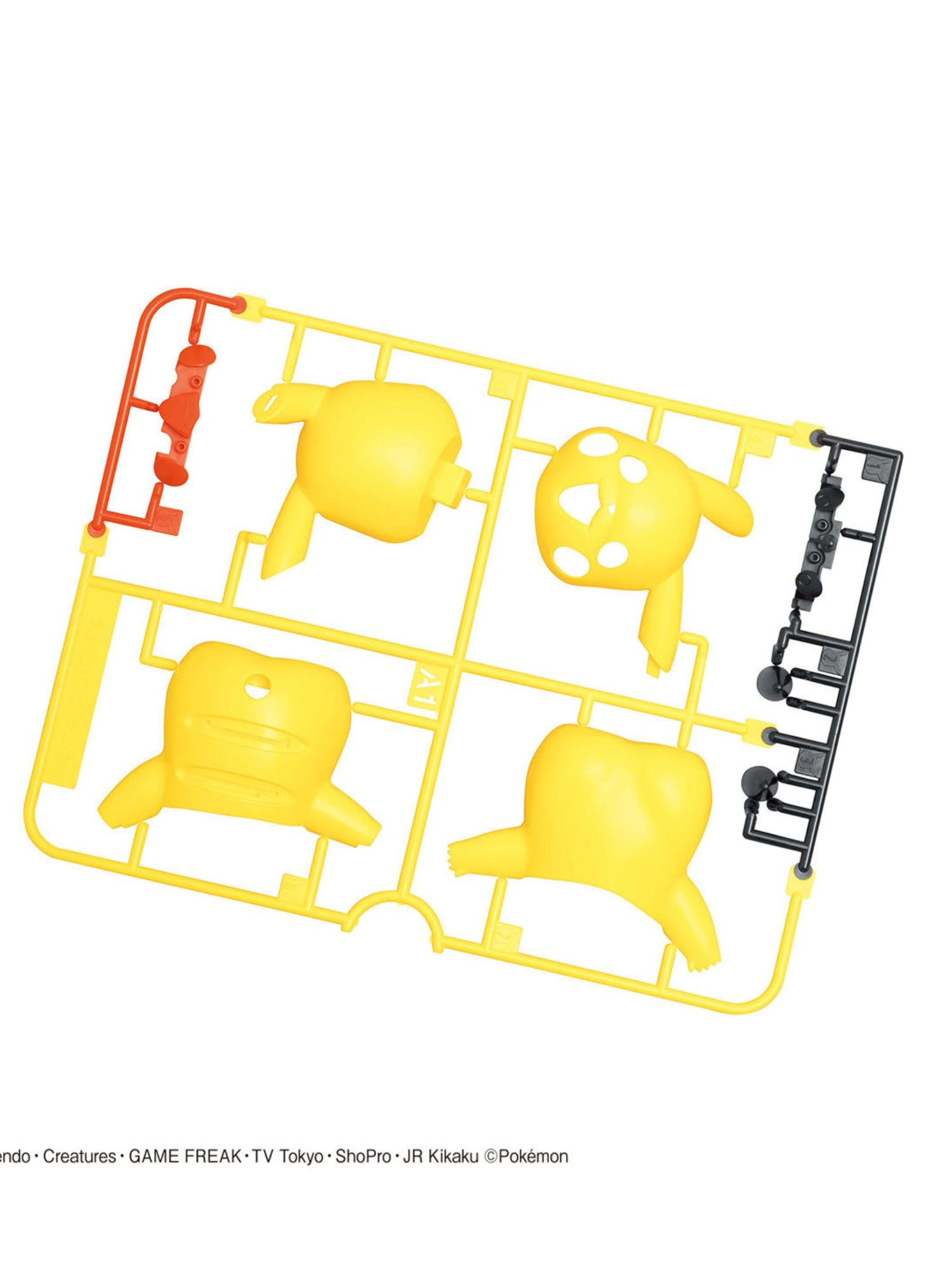 Pokemon Plastic Model Collection Quick!! 01 Pikachu