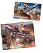 Two Bandai HG model kit boxes shown on a plain white background: the top box is Gundam Battle Superlus and the bottom box is Mobile Armored Husky.