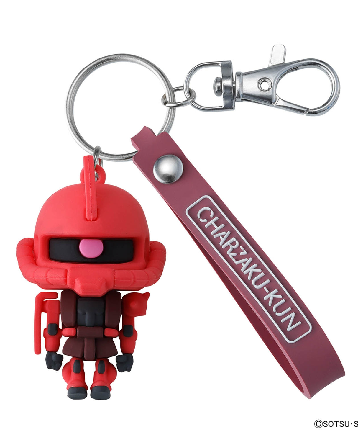 Charzaku-Kun 3d Rubber Mascot Keychain