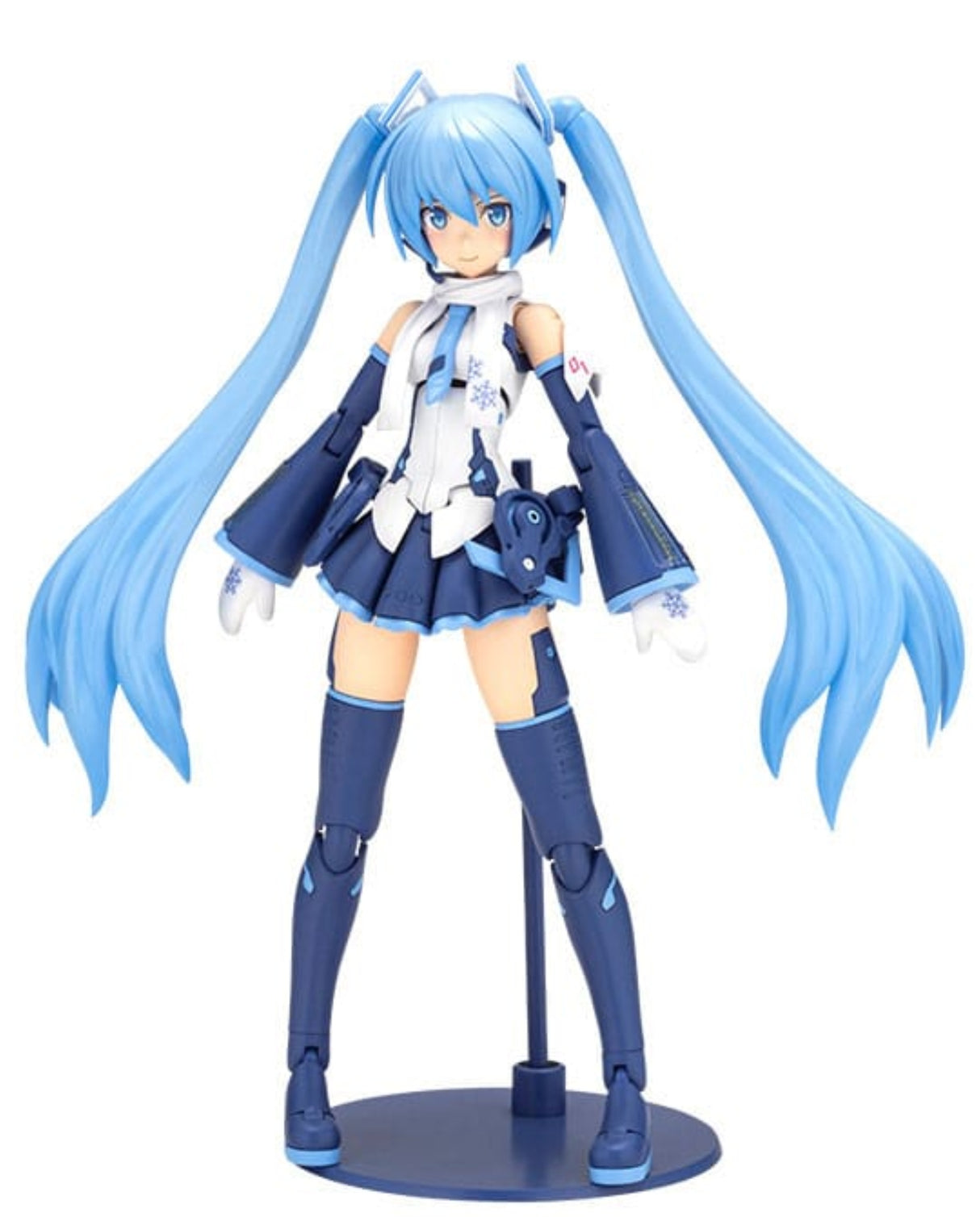 Frame Arms Girl x Hatsune Miku Frame Music Girl Snow Miku Another Color Version