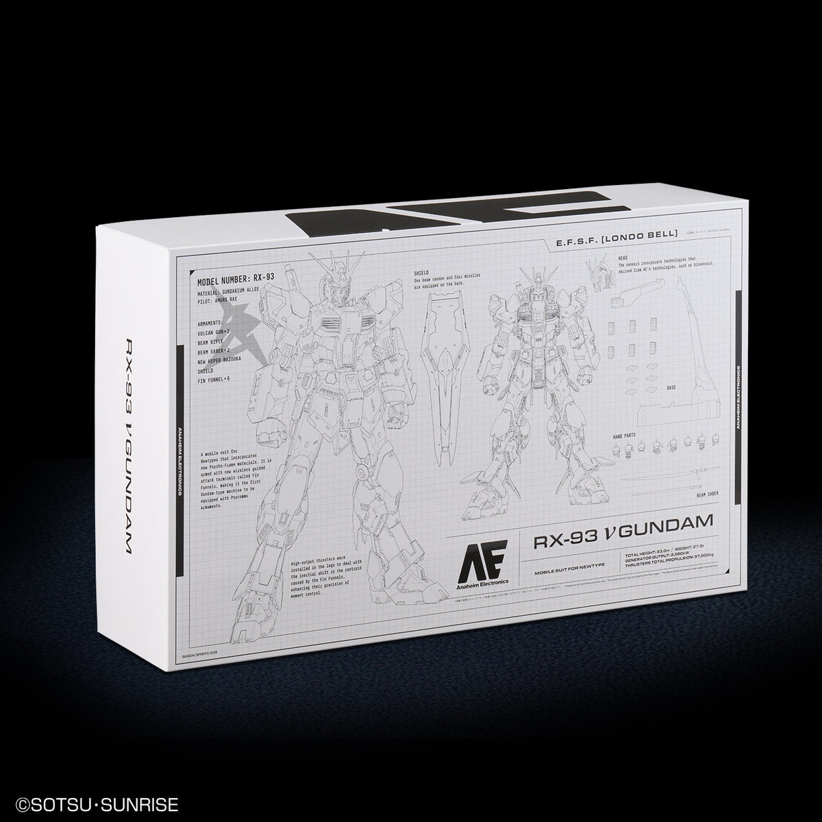 PG UNLEASHED 1/60 Nu ν Gundam