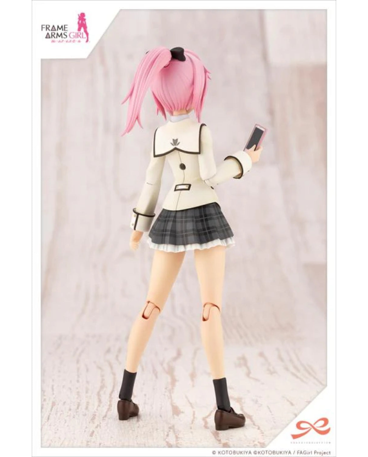 Gennai Ao [Wakaba Girls' High School - Winter Uniform] Dreaming Style Happy Monochrome "Sousai Shoujo Teien × Frame Arms Girl" 1/10