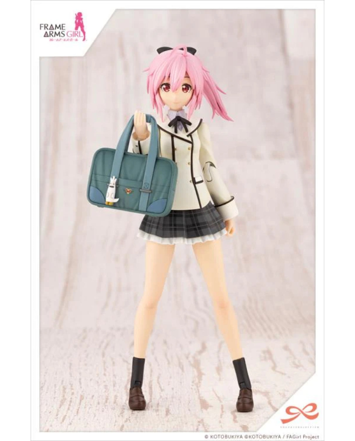 Gennai Ao [Wakaba Girls' High School - Winter Uniform] Dreaming Style Happy Monochrome "Sousai Shoujo Teien × Frame Arms Girl" 1/10