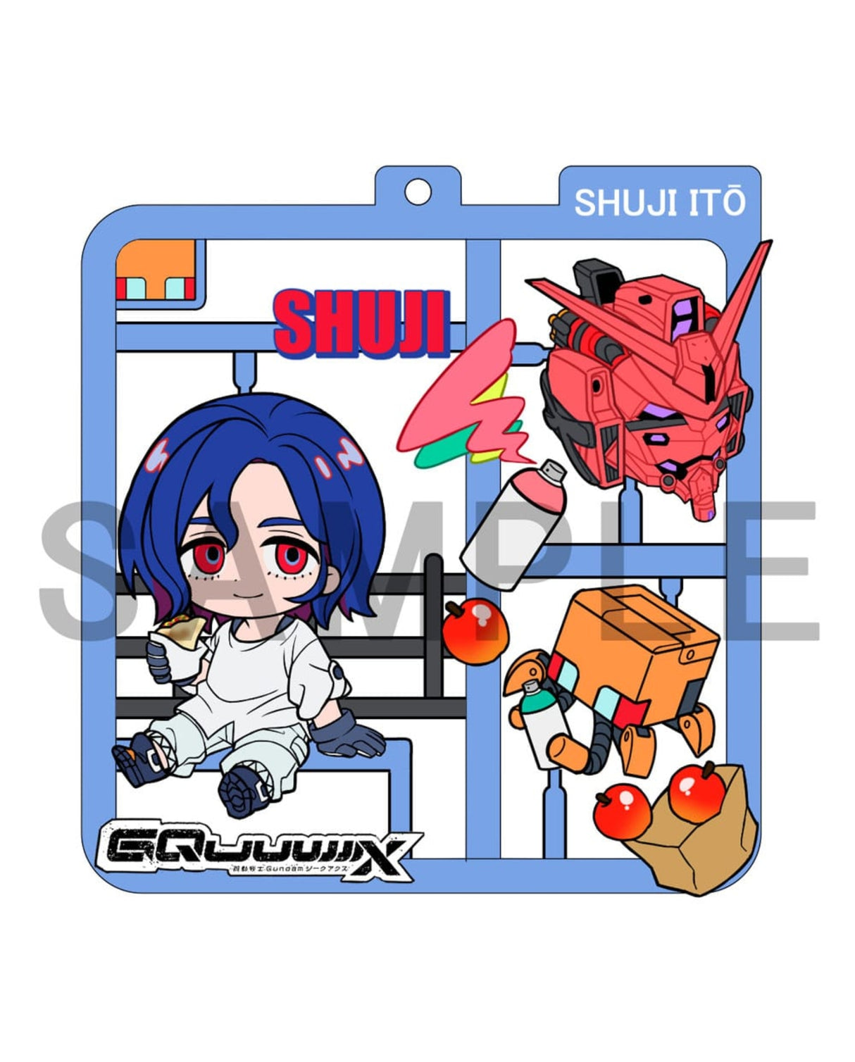 Mobile Suit Gundam GQuuuuuuX Keychain Blind Box