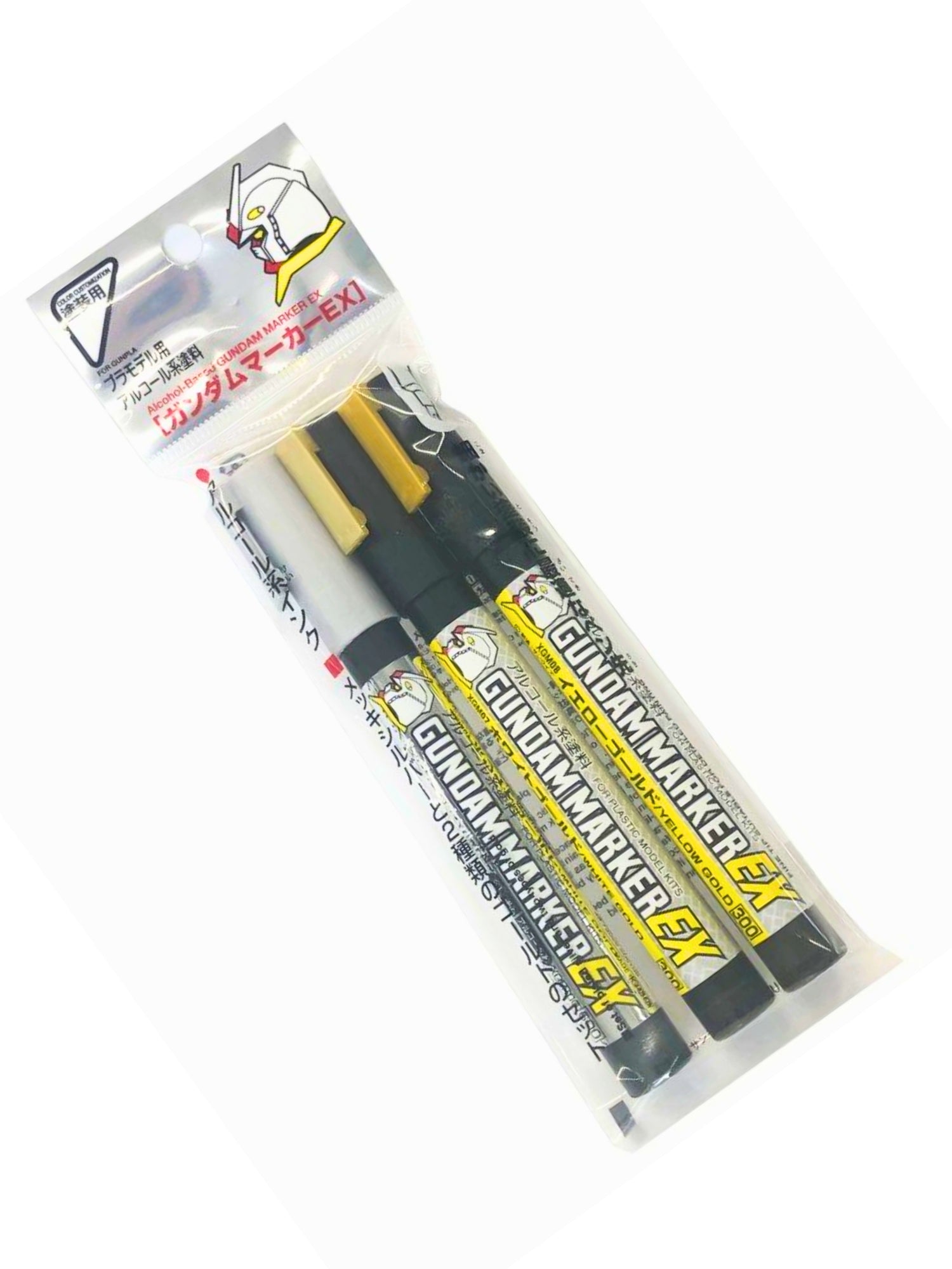 Gundam Marker EX - Plated Silver & Gold (2 Types) Pen Set