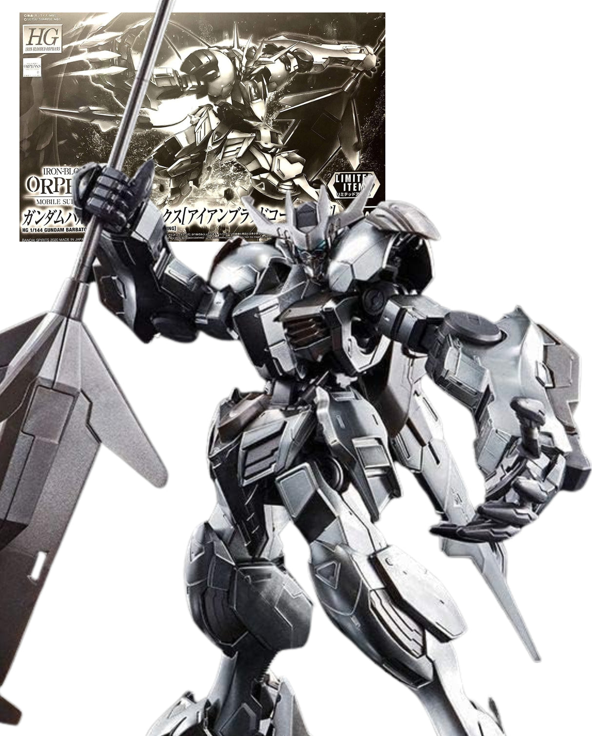 HG Barbatos Gundam Iron Blood Coating - Premium Bandai