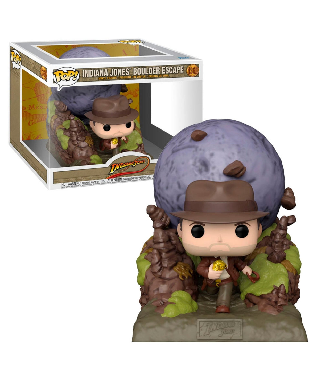Funko Pop! Moment: Indiana Jones - Raiders of The Lost Ark, Indiana Jones Boulder Escape