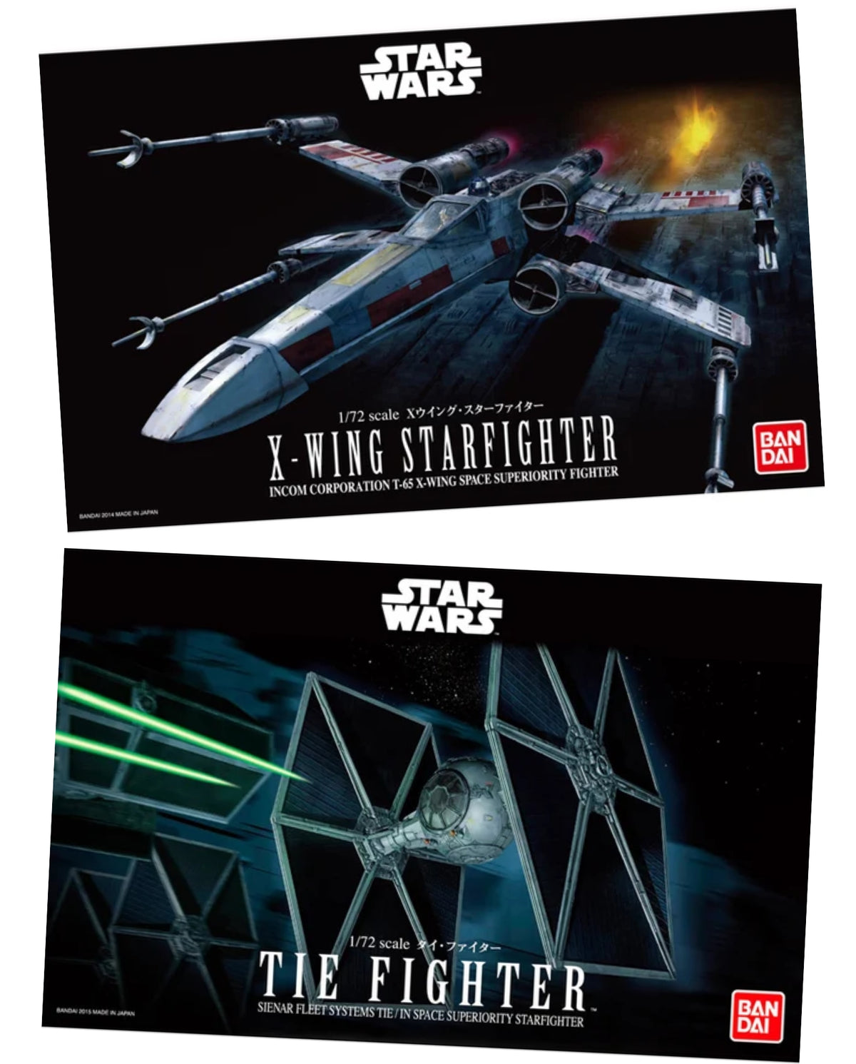 Rebel vs Empire Starfighter : 2 Kit Star Wars Bundle
