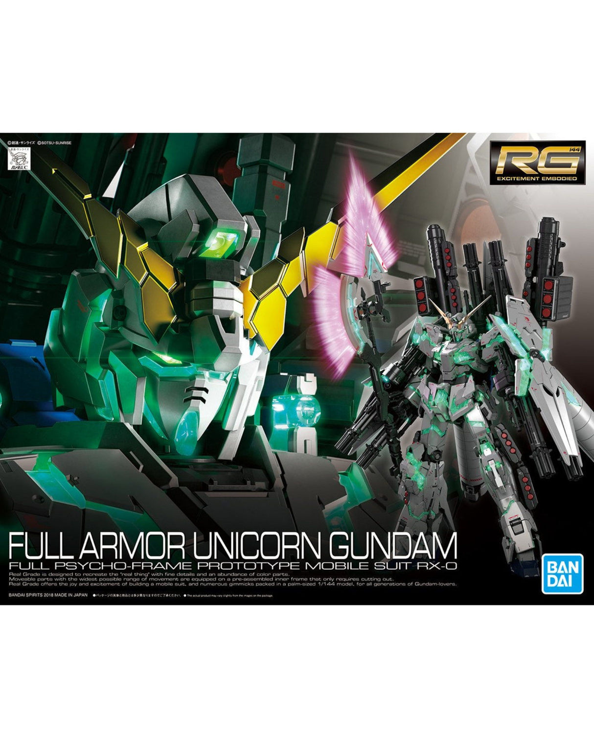 RG 1/144 Full Armour Unicorn Gundam
