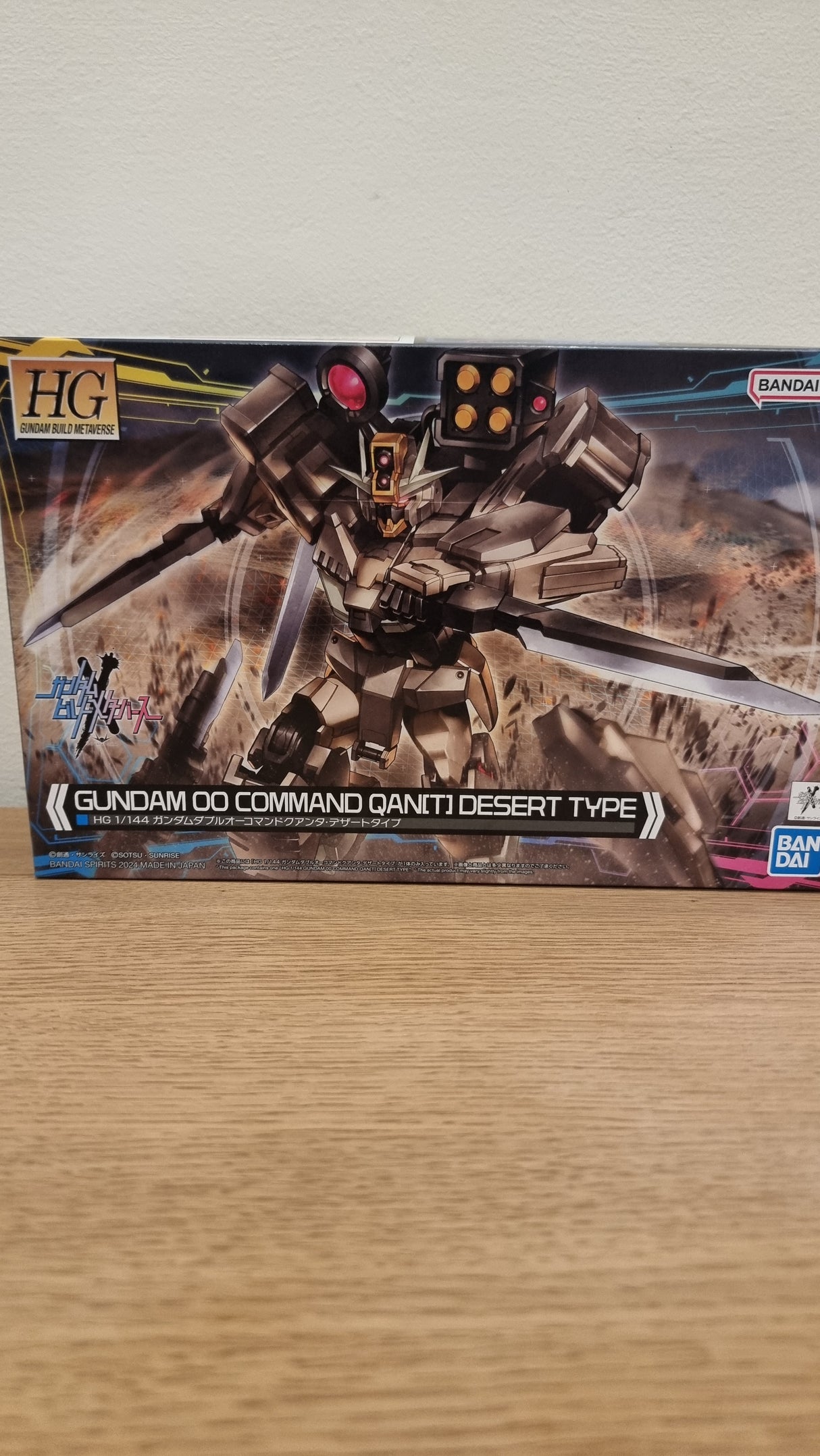 HG 1/144 Gundam Double O Command Quanta Desert Type - Damaged Box (2)