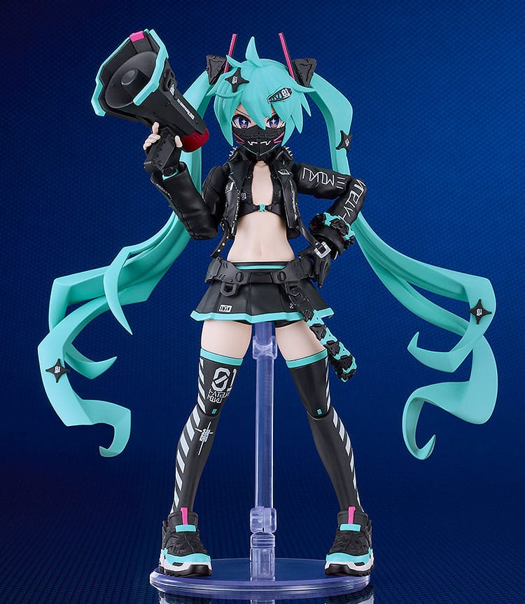 Character Vocal Series 01: Hatsune Miku Plamatea Plastic Model Kit Chuocho Tactical Craft Ver. 15 cm
