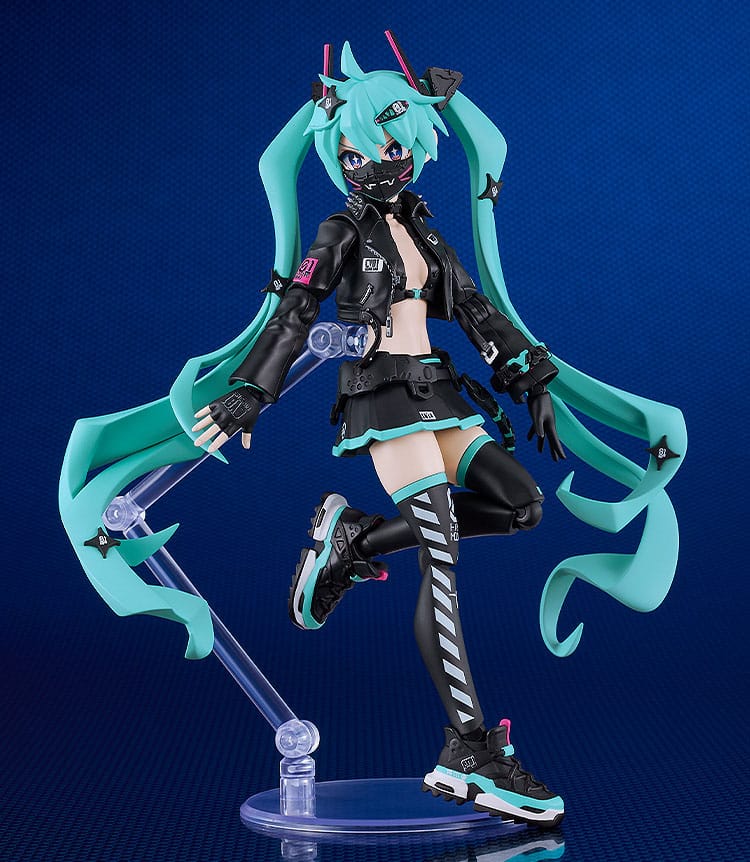 Character Vocal Series 01: Hatsune Miku Plamatea Plastic Model Kit Chuocho Tactical Craft Ver. 15 cm