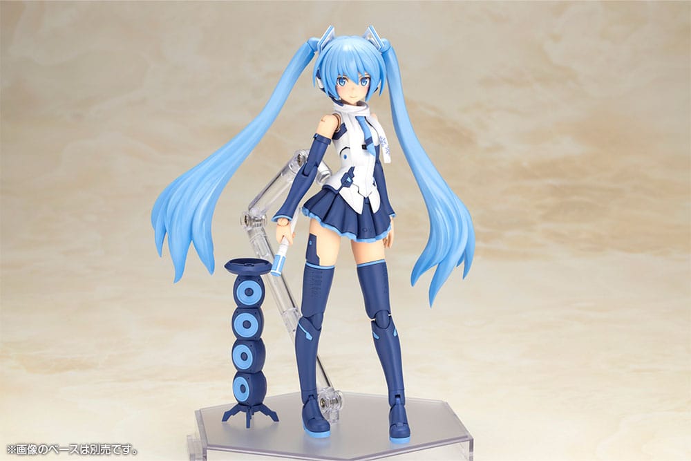 Frame Arms Girl x Hatsune Miku Frame Music Girl Snow Miku Another Color Version