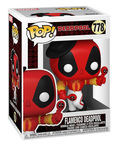 Deadpool Flamenco 30th Anniversary Funko POP! Vinyl Figure Marvel 9 cm